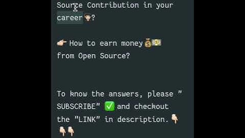 Shorts #2 : How to make 1st Open Source Contribution? #shorts #opensource #github