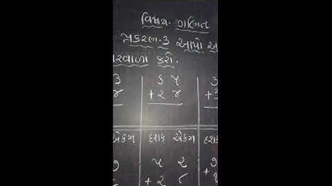 STD -3 (GUJARATI MEDIUM ) SUBJECT -MATHS ch-3 AAPO ANE  LO (CLASS -2)