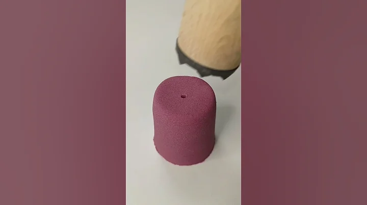 💜💜💜Purple Sand Love / Reverse Video  #kineticsand #satisfying #relaxing #shorts