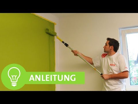 Wände farbig streichen, tipps saubere kanten adler youtube