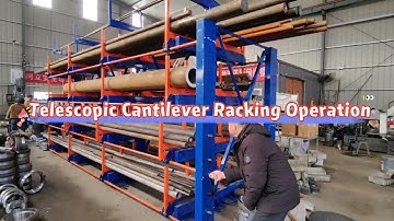 Telescopic Cantilever Racking Operation | OKE Storage