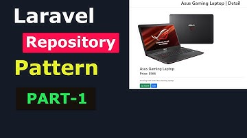 Laravel 8 Repository Pattern CRUD Part-1  [ Product Module ]  For Beginners🔥