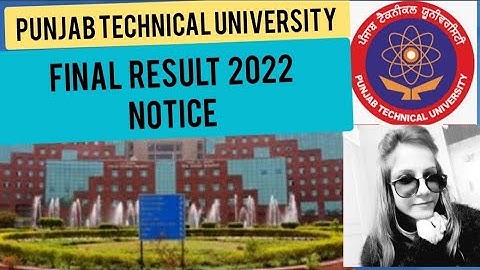 ptu result declared 2022| latest notice ptu #ptu #studywithrchahal
