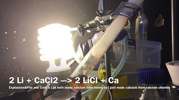 Quick video: Calcium metal from calcium chloride