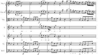 Pergolesi Stabat Mater III -Duet."O quam tristis et afflicta" Larghetto. Partitura. Audición.