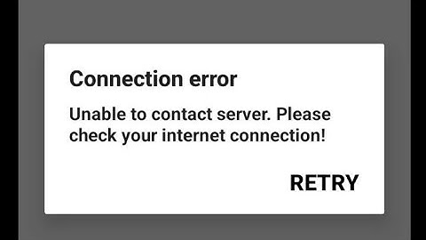 Fix Roblox Connection error Unable to contact server Please check your internet connection 2025