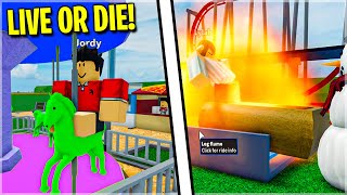 LIVE or DIE 2! Will My Guests Choose Correctly? (Theme Park Tycoon 2)