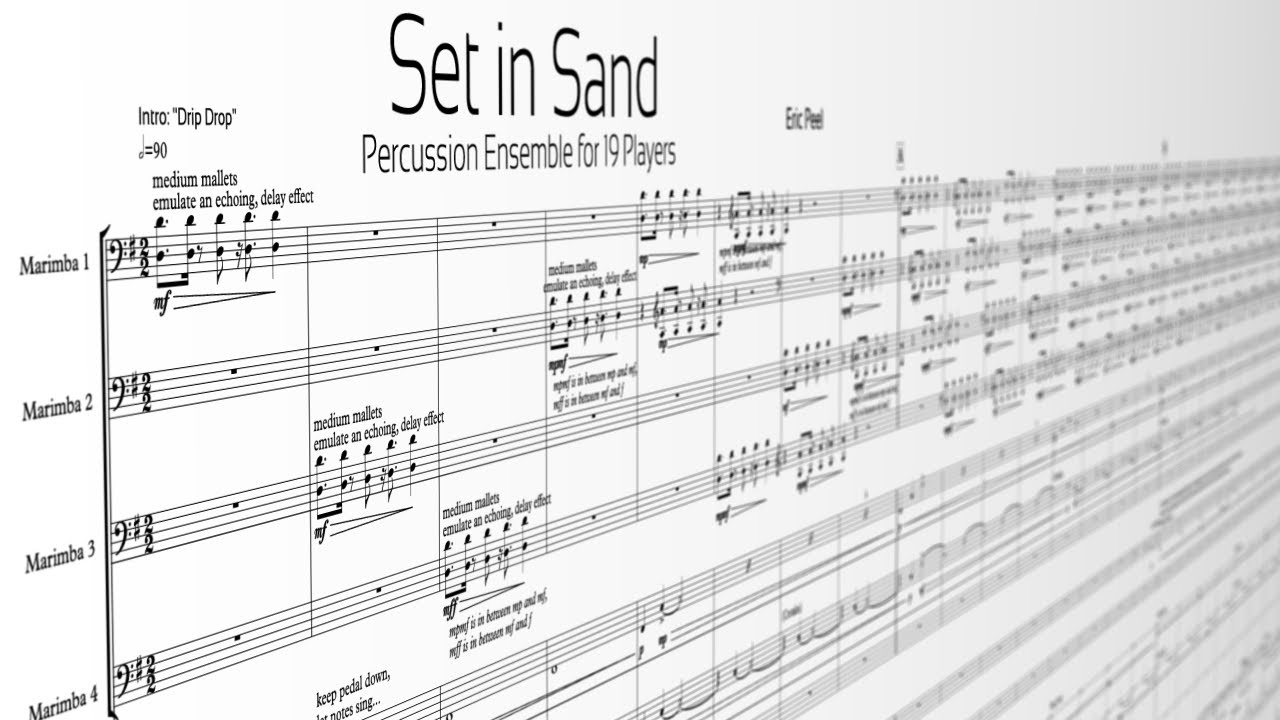 Set in Sand - Percussion Ensemble - Eric Peel