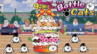 The Battle Cats  90 Million Downloads!!