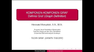Komponen-Komponen Graf (Bag. 1) | Definisi Graf