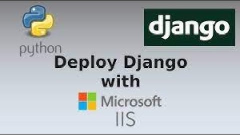 Django Web IIS and MSSQL