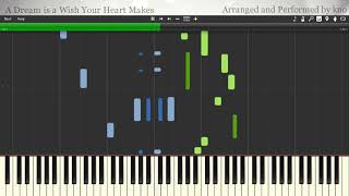 A Dream is a Wish Your Heart Makes (From 'Cinderella')  Piano Covered by kno by kno Disney Piano Channel 369,385 views 5 years ago 3 minutes, 25 seconds