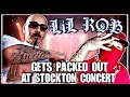 Lil rob get packed out at stockton concert what really happened clips included