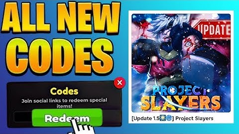 ROBLOX UPDATE! Project Slayers CODES 2025!! | BE QUICKLY | PART!!466