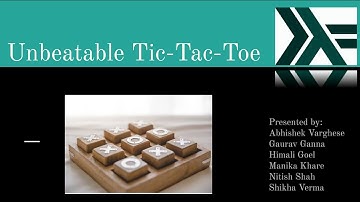 Unbeatable tic-tac-toe in Haskell, Presentation