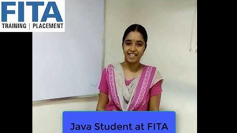 Java Student at FITA Shares her Experience