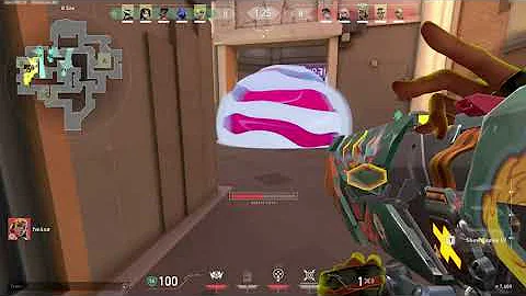 🔥 “Aggressive Raze 5K ACE on Sunset in Valorant 😱 | Insane Lag but Still Dominated!”