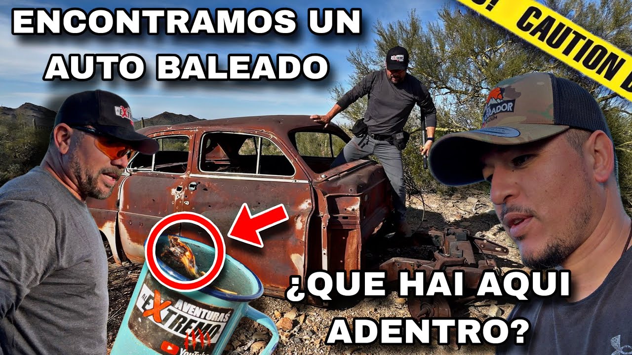 ENCONTRAMOS UN AUTO BALEADO POR LA FRONTERA Y MUCHAS COSAS MAS 