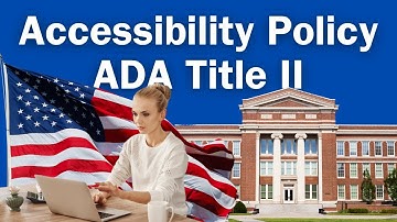 Digital Accessibility Policy Template for ADA Title II Compliance