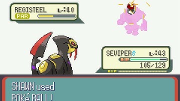 Pokémon Sapphire Version - Catching Registeel