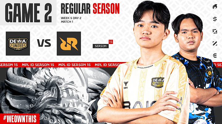 DEWA UNITED ESPORTS vs RRQ HOSHI | Regular Season Week 5 Day 2 | Game 2 | #MPLIDS15