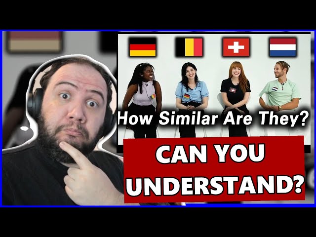 Can Dutch & German Understand One Other? (Germany, Belgium, Swiss, Netherlands) Paul Reacts 🇳🇱🇩🇪🇧🇪🇨🇭 class=