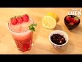 La recette de la citronnade hibiscusfraise  siroter