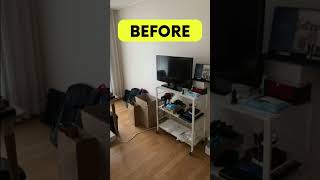 CLOSED storage is the key to CALM 🙌 BEFORE & AFTER #declutter #organize