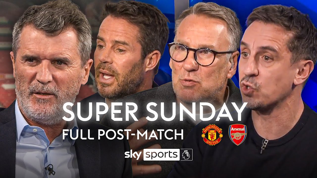 Keane, Neville, Merson & Redknapp’s FULL Super Sunday analysis 🔎 | Man Utd 1-1 Arsenal