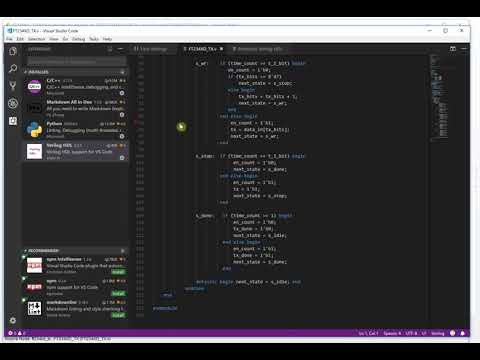 Visual Stduio Code for Verilog Coding