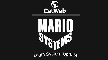 MarioSystem Login system Update - Trailer | CatWeb