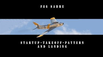 DCS F86 Startup Takeoff Traffic and Landing