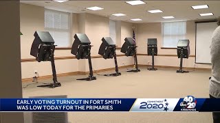 Arkansas early voting begins, low turnout for first day in Fort Smith
