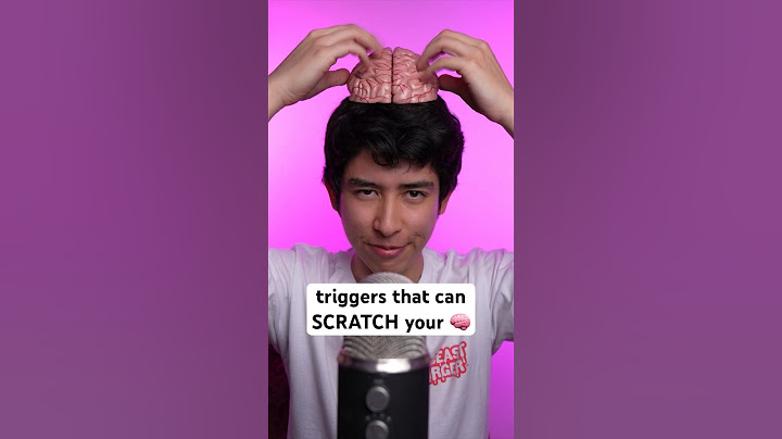 triggers that can SCRATCH your 🧠 #asmr