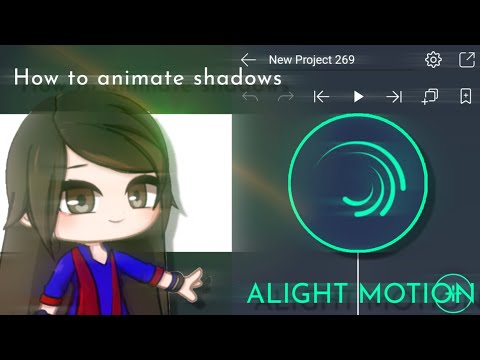 How to animate shadows in Alight motion || Gacha Stu-Club Tutorial ||