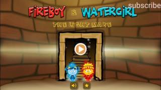 Playing FIREBOY and WATERGIRL THE LIGHT MAZE