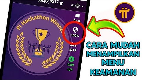 HOW TO DISPLAY THE SECURITY CIRCLE PI NETWORK MENU
