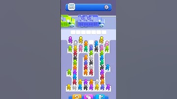 Bus Jam Game Level - 259 Without Boosters | Bus Jam Game | #entertainment #puzzle #puzzlegame