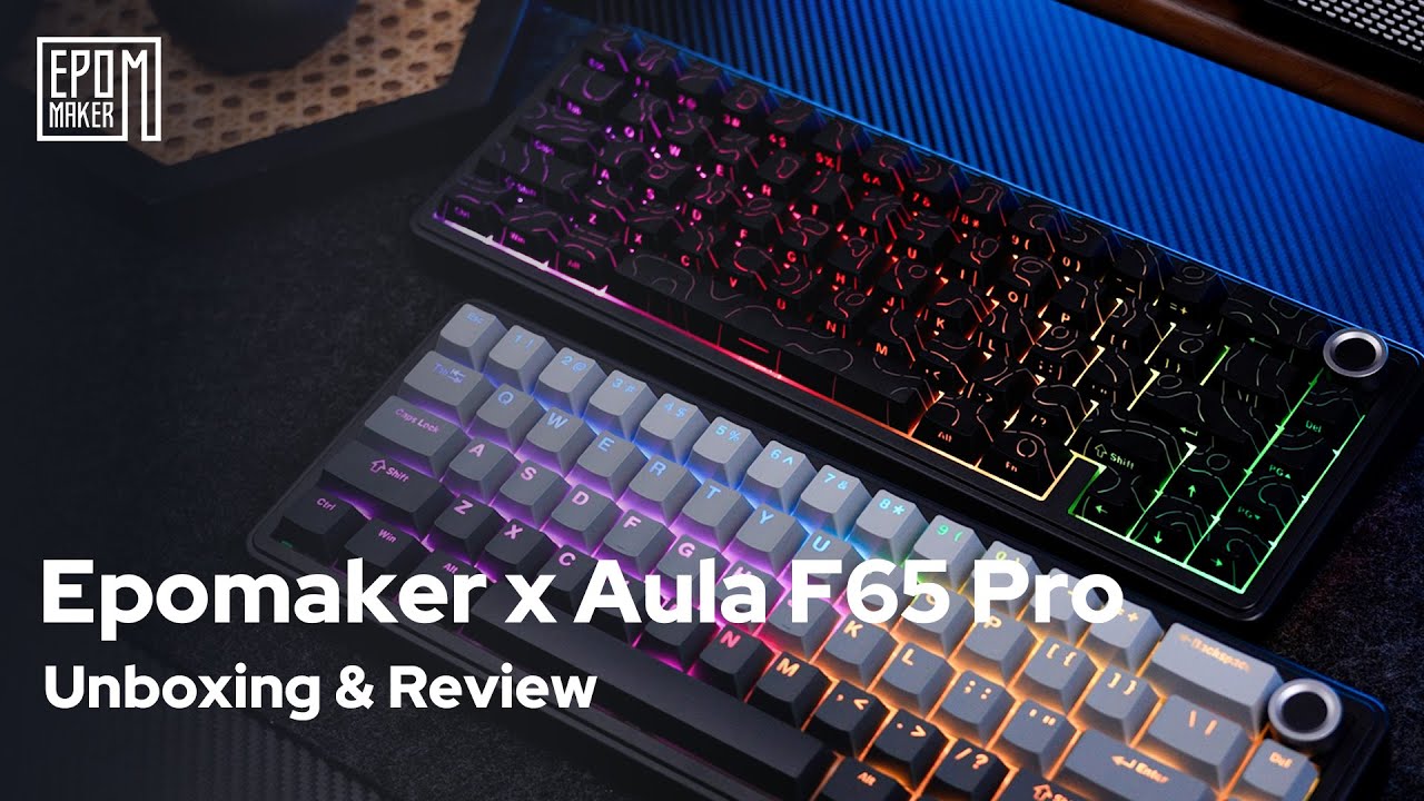 [Unboxing] Epomaker F65 Pro | Unboxing, Showcasing, Sound test - YouTube