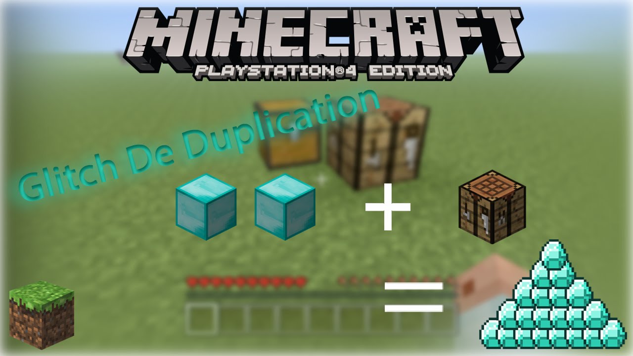 Glitch Duplication Minecraft PS4/XBOX ONE 1.34 (Minecraft Playstation