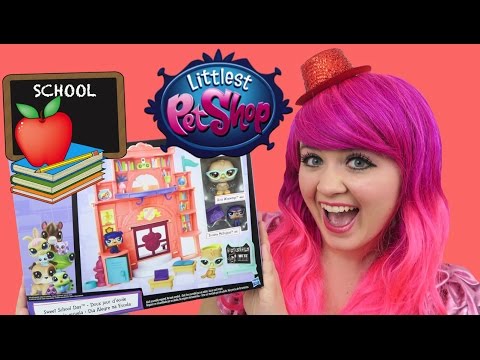 bad kids black lips Littlest Pet Shop Sweet School Day LPS Play Set | TOY REVIEW | KiMMi THE CLOWN
