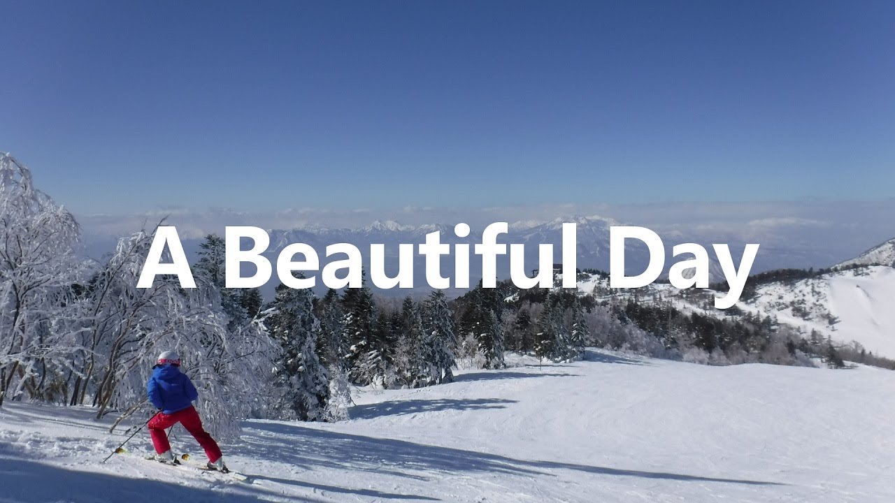 107 最高のスキー日和な志賀高原 アクションカム Youtube