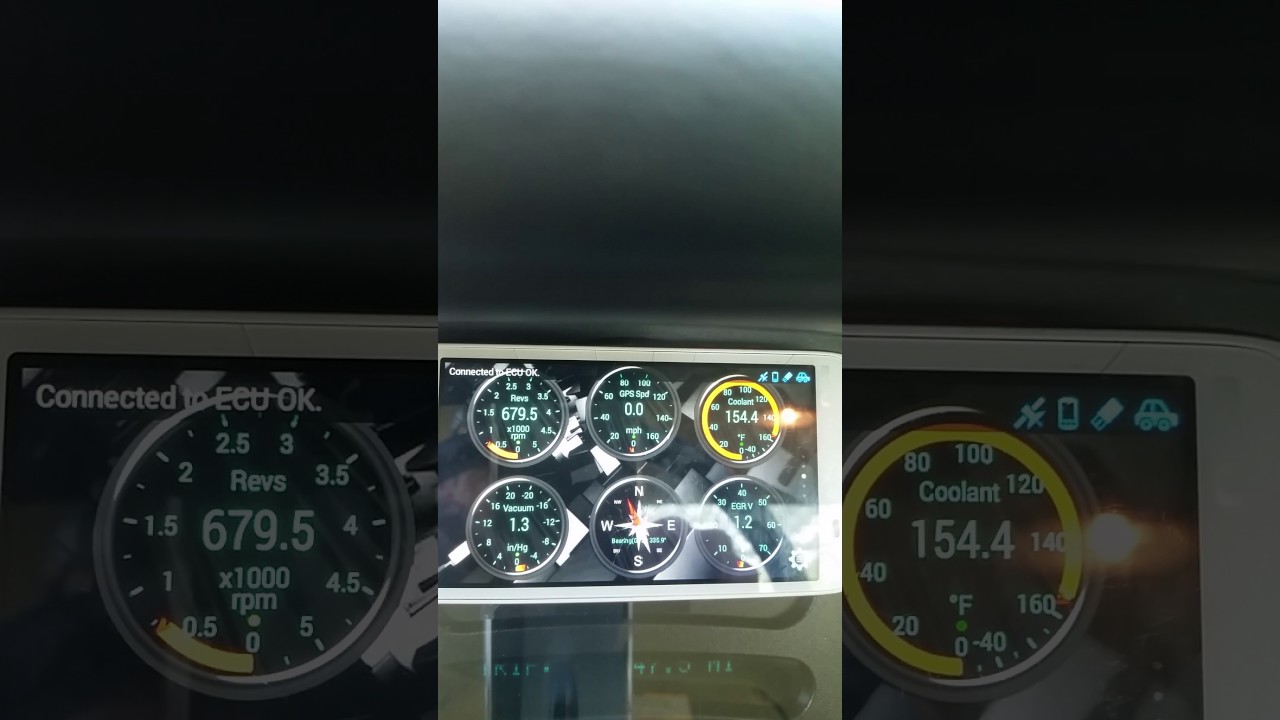 Duramax lly normal coolant temp and idle YouTube