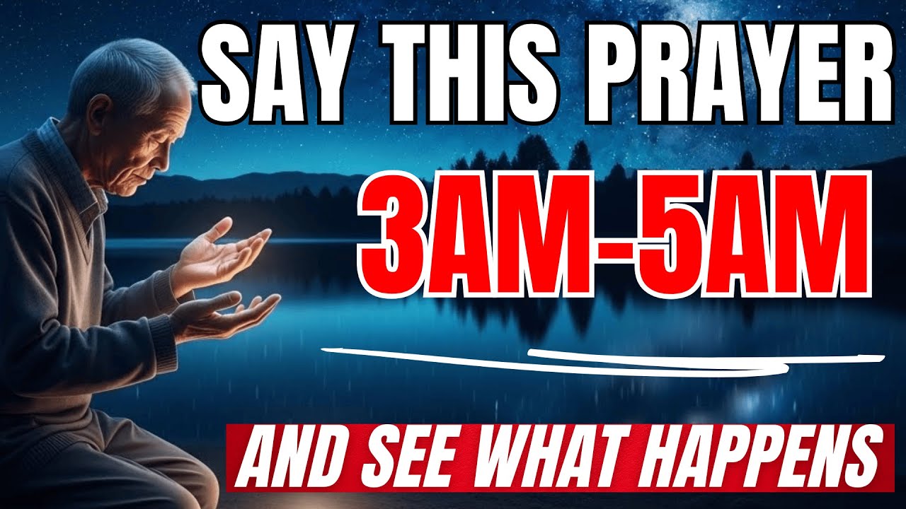If You Wake Up Between 3am - 5am SAY This Powerful Meditation Prayer ...