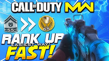 HOW TO "RANK UP FAST" IN MODERN WARFARE! COD MW LEVEL UP FAST!