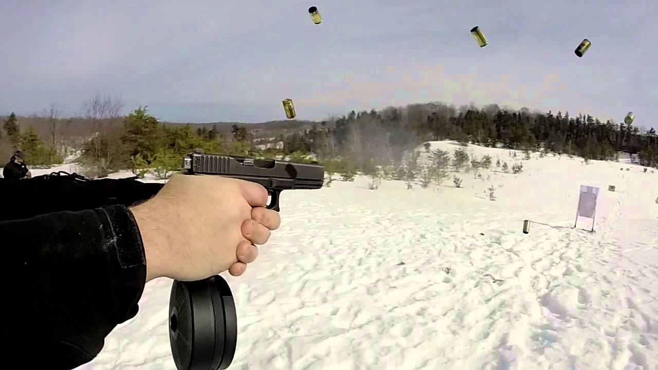 50 Round Glock 17 (18) Magazine Dump - Full Auto full autos
