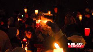 Scenes From Joe Paterno's Candlelight Vigil