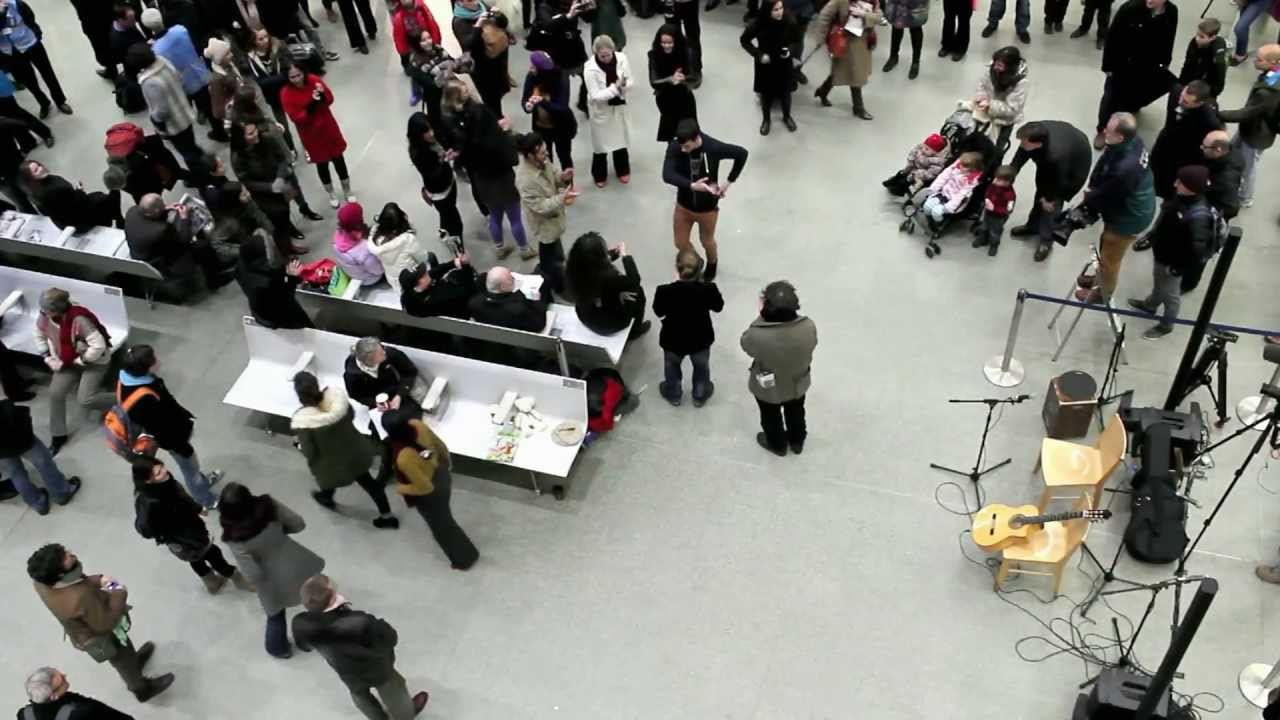 St Pancras International Flamenco Flashmob - Extended version - 22 February 2013, London