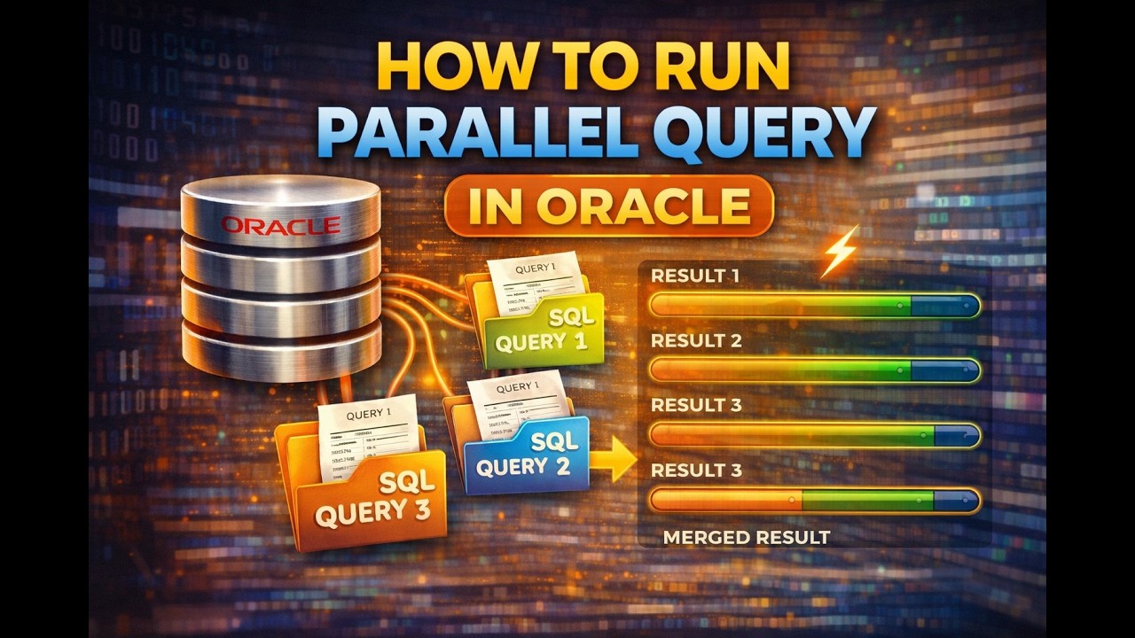 Sql Parallel How to Run Parallel Query in Oracle | Oracle Parallel Query Kaise Run ...