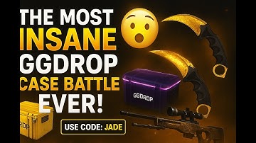 The Most INSANE GGDrop Case Battle EVER! use code:jade